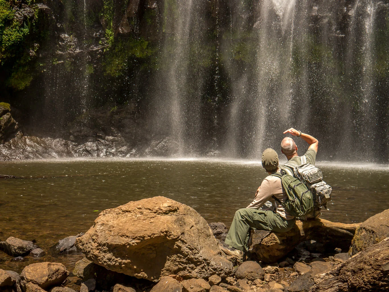 Mount Meru Waterfall image